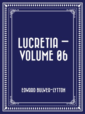 cover image of Lucretia — Volume 06